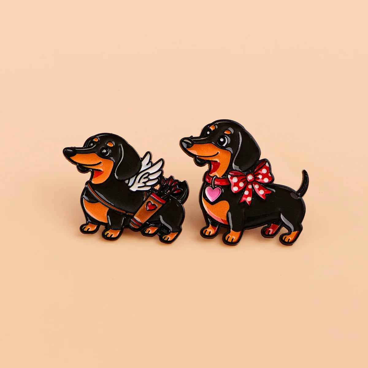 Cute Dachshund Soft Enamel Brooch Pin